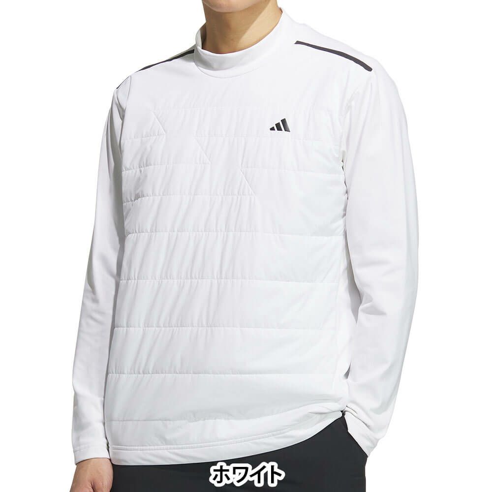 アディダス adidas　メンズ アディゼロ Frost Guard キルトコンビネーション 長袖 モックネック シャツ JWJ83　2025年モデル 詳細2