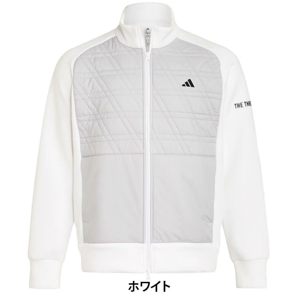 アディダス adidas　メンズ ファブリックミックス 長袖 フルジップ ジャケット OFG58　2025年モデル 詳細2
