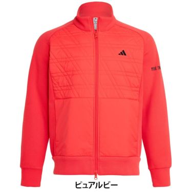 アディダス adidas　メンズ ファブリックミックス 長袖 フルジップ ジャケット OFG58　2025年モデル 詳細7