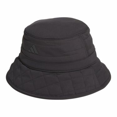 アディダス adidas　FROSTGUARD 保温 撥水 バケットハット KQE13 JX7004 ブラック　2025年モデル