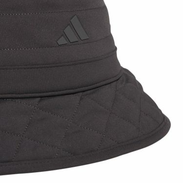 アディダス adidas　FROSTGUARD 保温 撥水 バケットハット KQE13 JX7004 ブラック　2025年モデル 詳細3