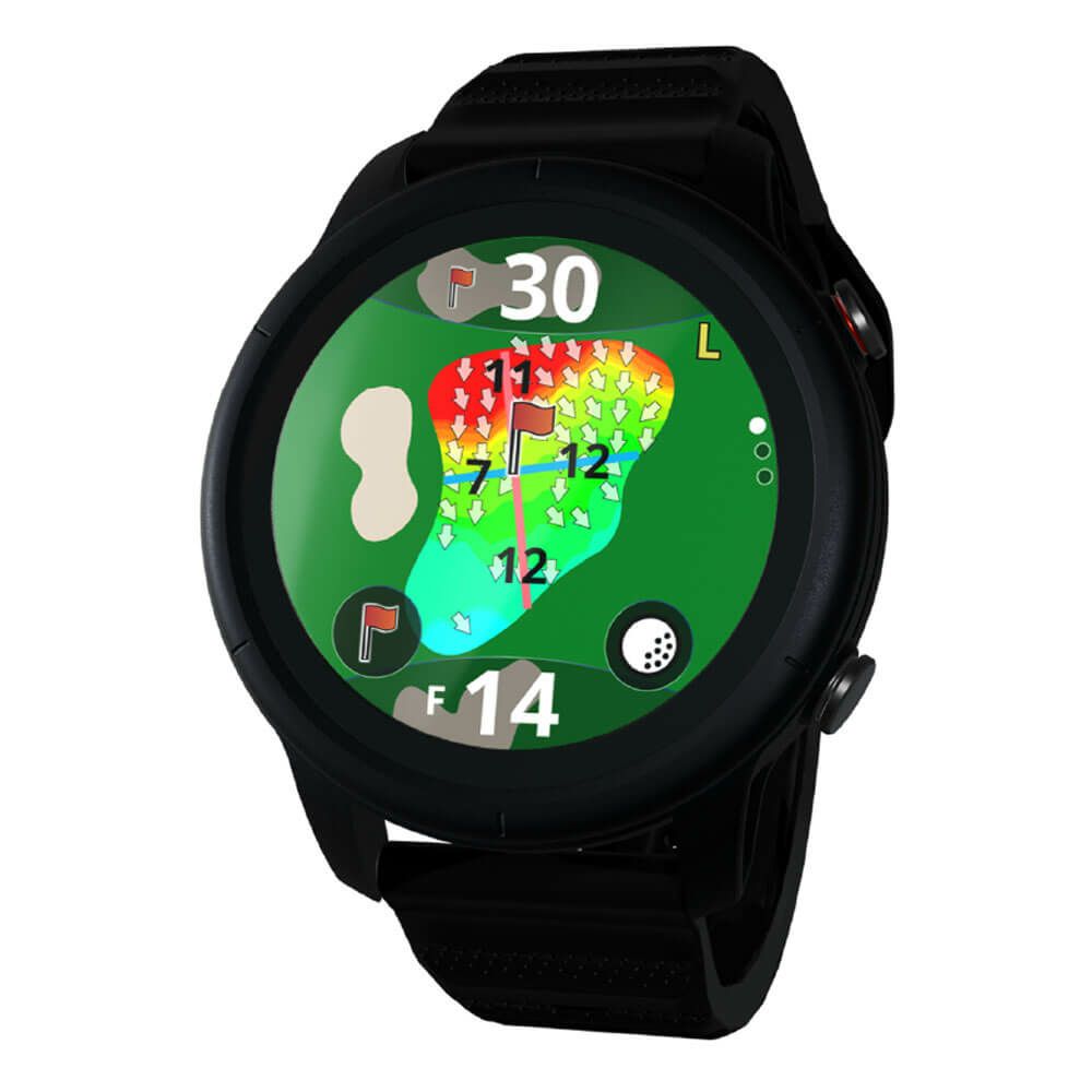 ショットナビ　Shot Navi VELLIX V14 べリックス 1.43インチ AMOLED　腕時計型 GPSゴルフナビ 距離計測器　ブラック 詳細2