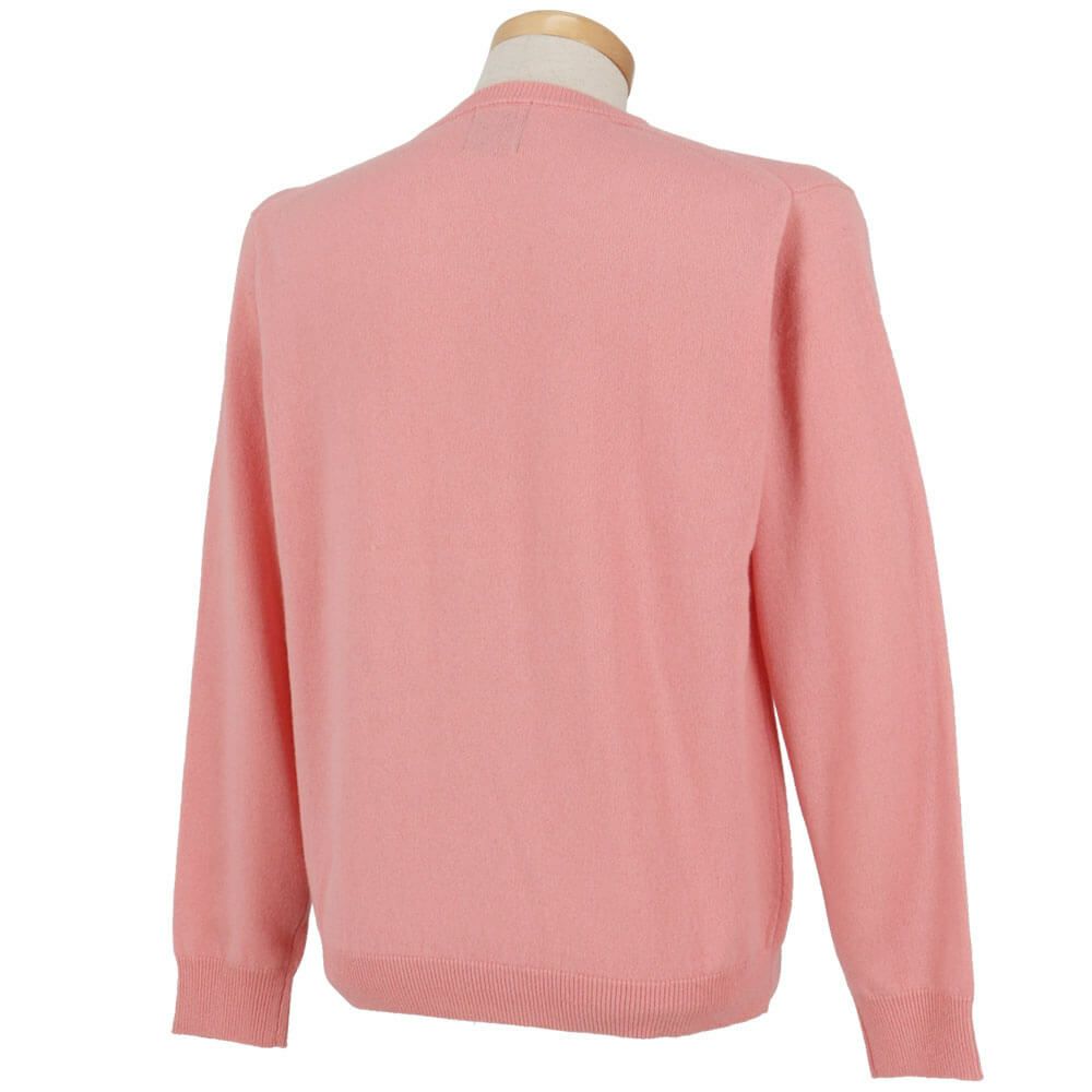 MOCO モコ　メンズ カシミヤ 長袖 Vネック セーター 21-1252030　2025年モデル 詳細6