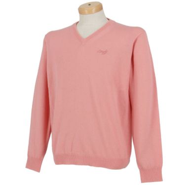 MOCO モコ　メンズ カシミヤ 長袖 Vネック セーター 21-1252030　2025年モデル 詳細7