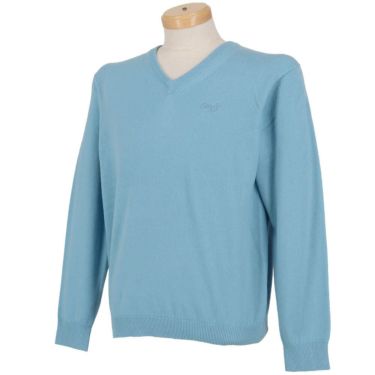 MOCO モコ　メンズ カシミヤ 長袖 Vネック セーター 21-1252030　2025年モデル 詳細10