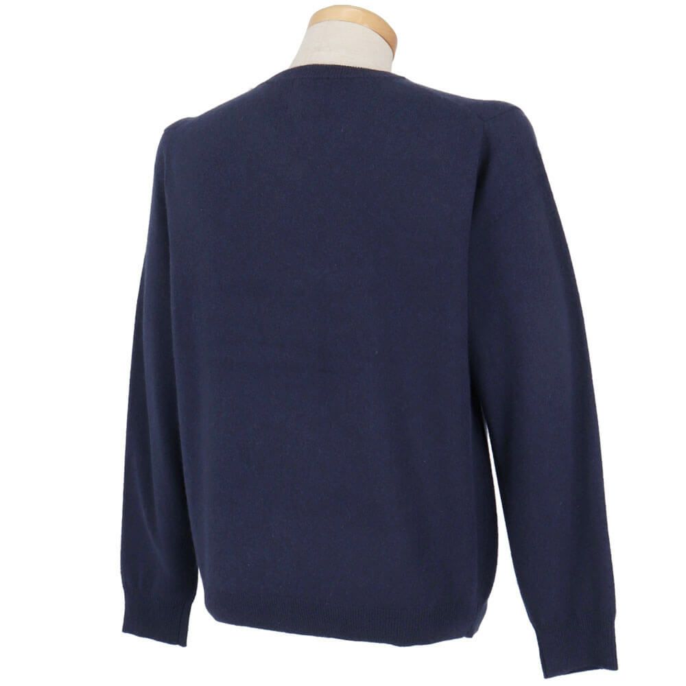 MOCO モコ　メンズ カシミヤ 長袖 Vネック セーター 21-1252030　2025年モデル 詳細14