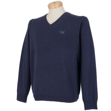 MOCO モコ　メンズ カシミヤ 長袖 Vネック セーター 21-1252030　2025年モデル 詳細15