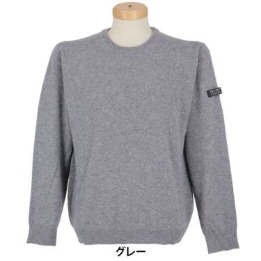 MOCO モコ　メンズ カシミヤ 長袖 クルーネック セーター 21-1252031　2025年モデル 詳細2
