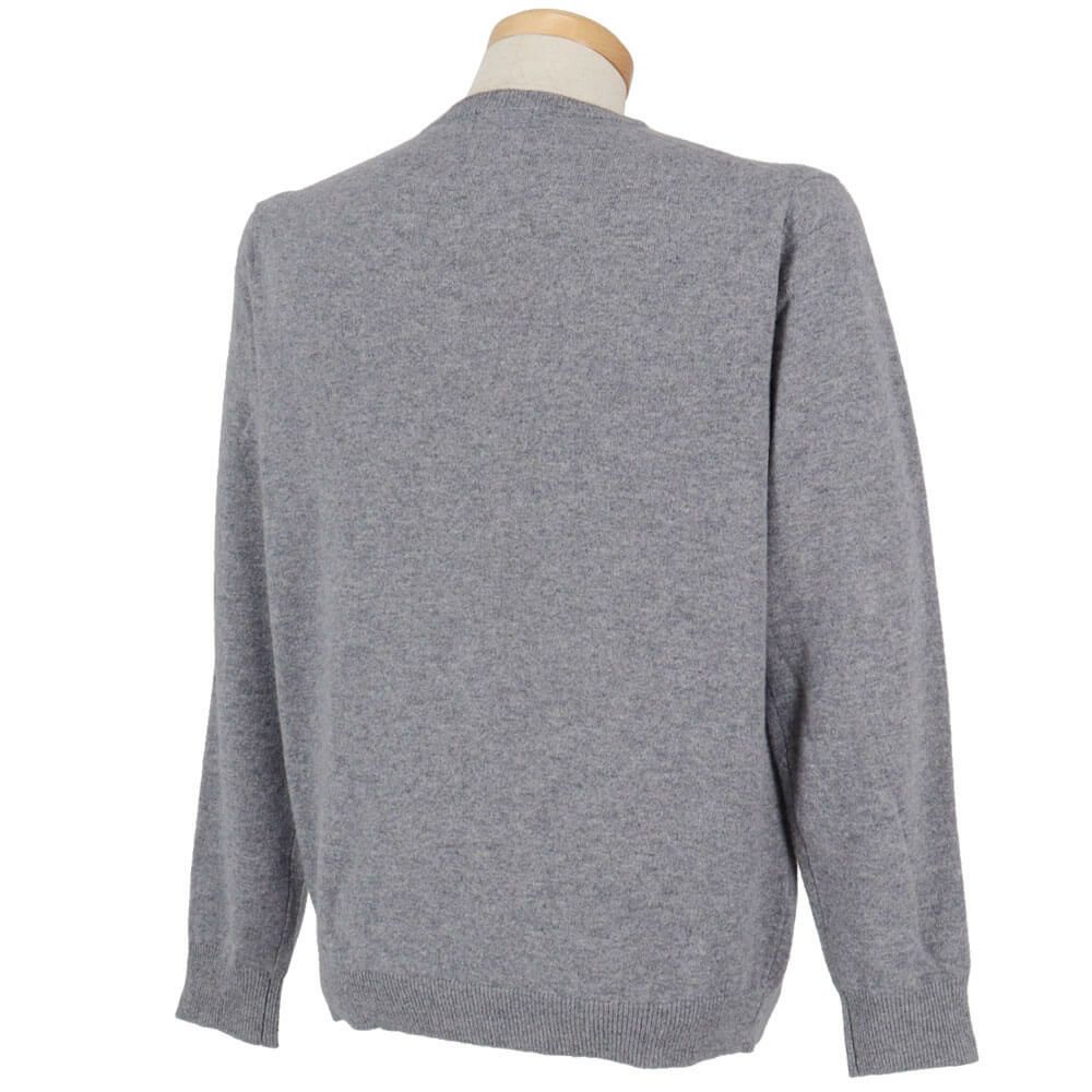 MOCO モコ　メンズ カシミヤ 長袖 クルーネック セーター 21-1252031　2025年モデル 詳細3