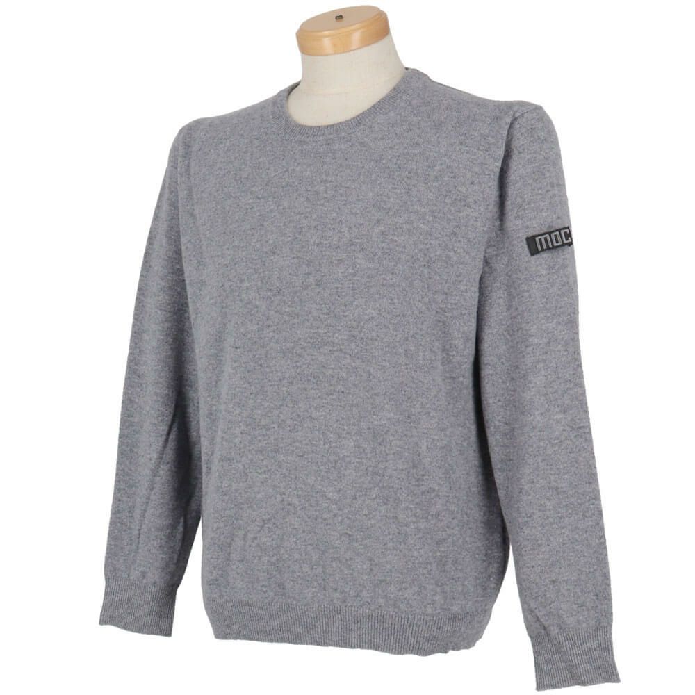 MOCO モコ　メンズ カシミヤ 長袖 クルーネック セーター 21-1252031　2025年モデル 詳細4