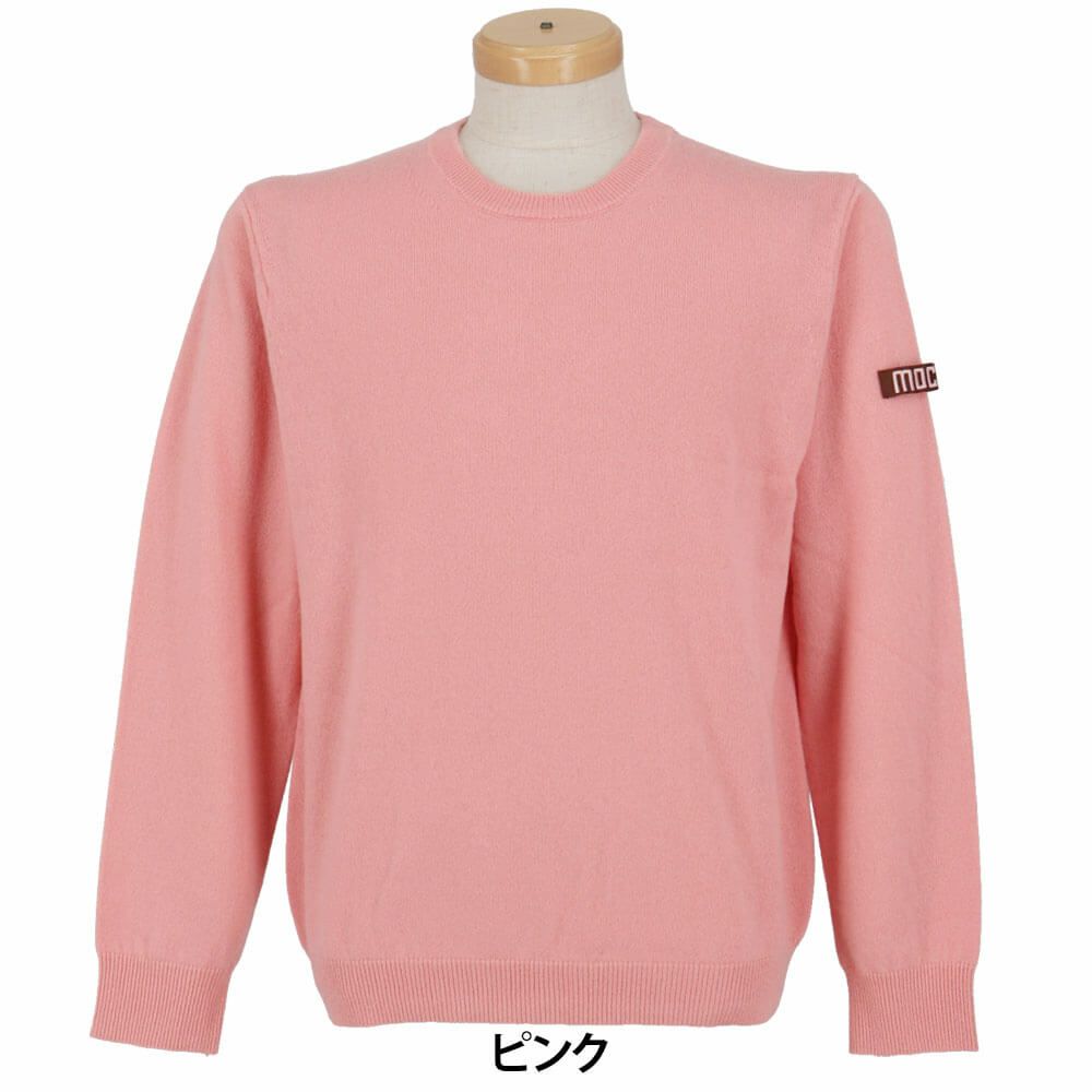 MOCO モコ　メンズ カシミヤ 長袖 クルーネック セーター 21-1252031　2025年モデル 詳細7