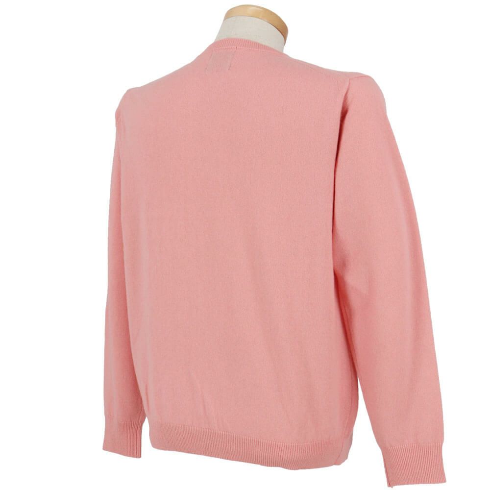 MOCO モコ　メンズ カシミヤ 長袖 クルーネック セーター 21-1252031　2025年モデル 詳細8