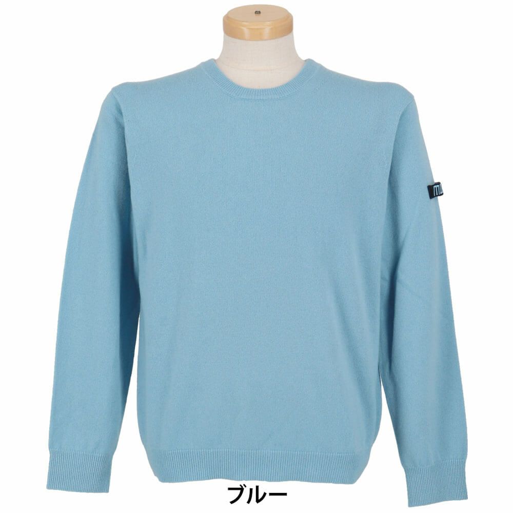 MOCO モコ　メンズ カシミヤ 長袖 クルーネック セーター 21-1252031　2025年モデル 詳細10