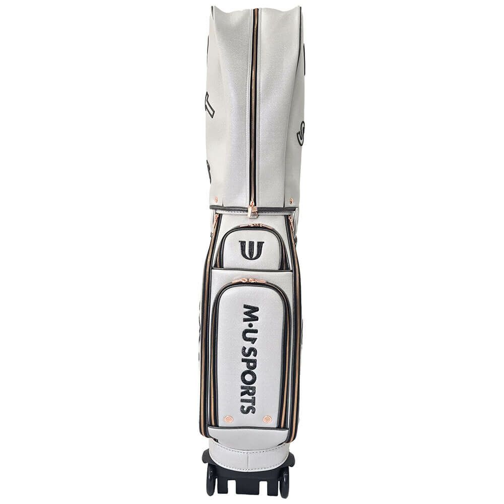 M・U SPORTS エム・ユー スポーツ　ローリングソール キャディバッグ 703R6130 091 シルバー　2025年モデル シルバー 詳細2