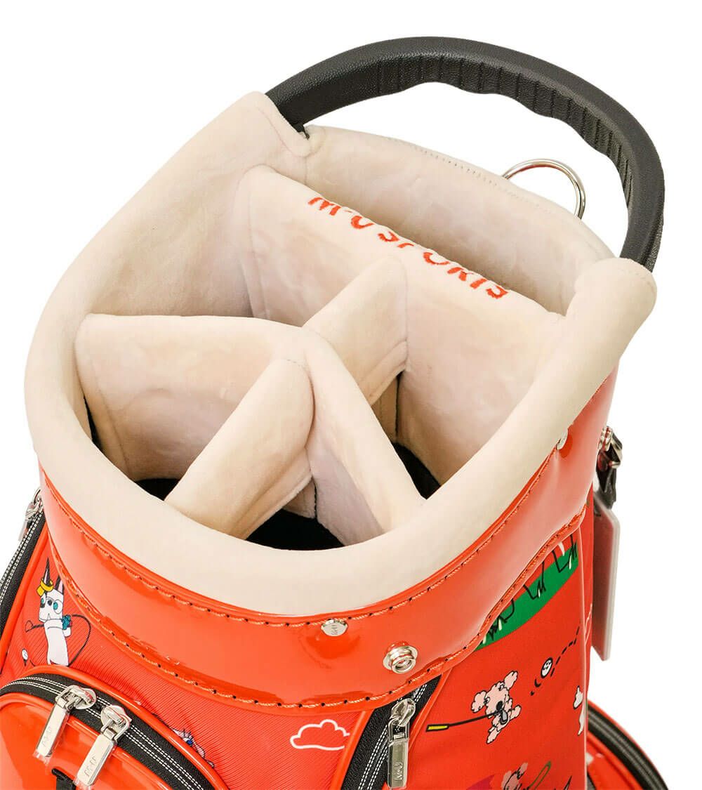 M・U SPORTS エム・ユー スポーツ　ローリングソール キャディバッグ 703R6136 020 オレンジ　2025年モデル オレンジ 詳細2