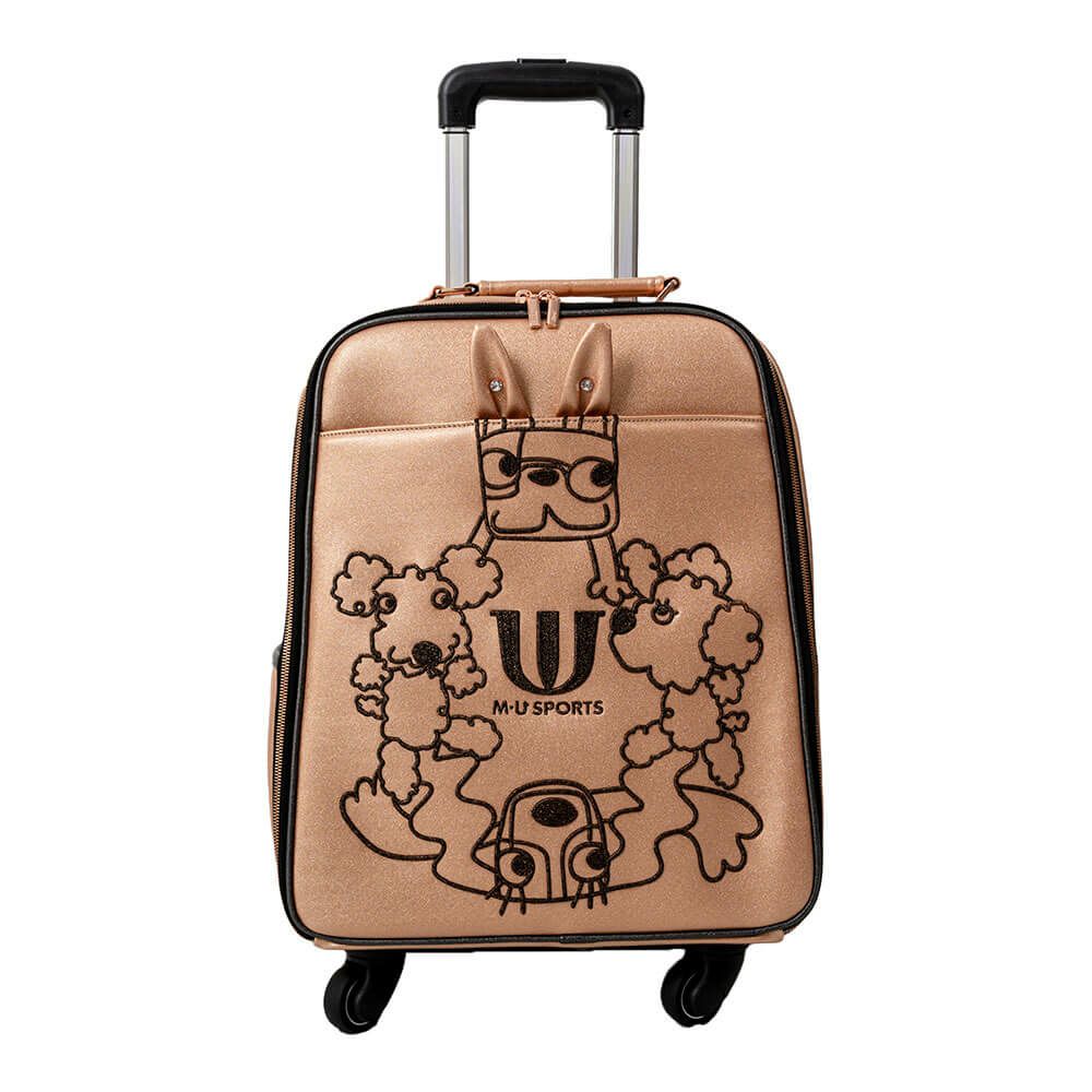 M・U SPORTS エム・ユー スポーツ　キャリーバッグ 703R6230 090 ゴールド　2025年モデル ゴールド