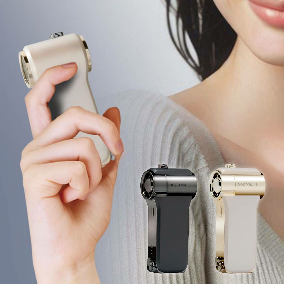 ドクターエア DOCTORAIR　エアロジェットS　ハンディファン GFA-02