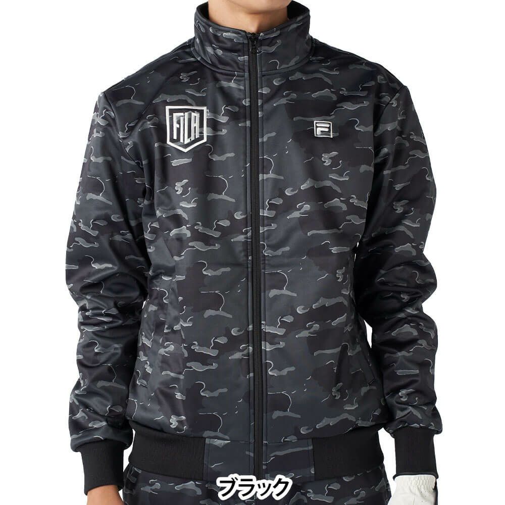 フィラ FILA　メンズ カモフラ柄 長袖 フルジップ ボンディング ブルゾン 785-291Y 詳細2
