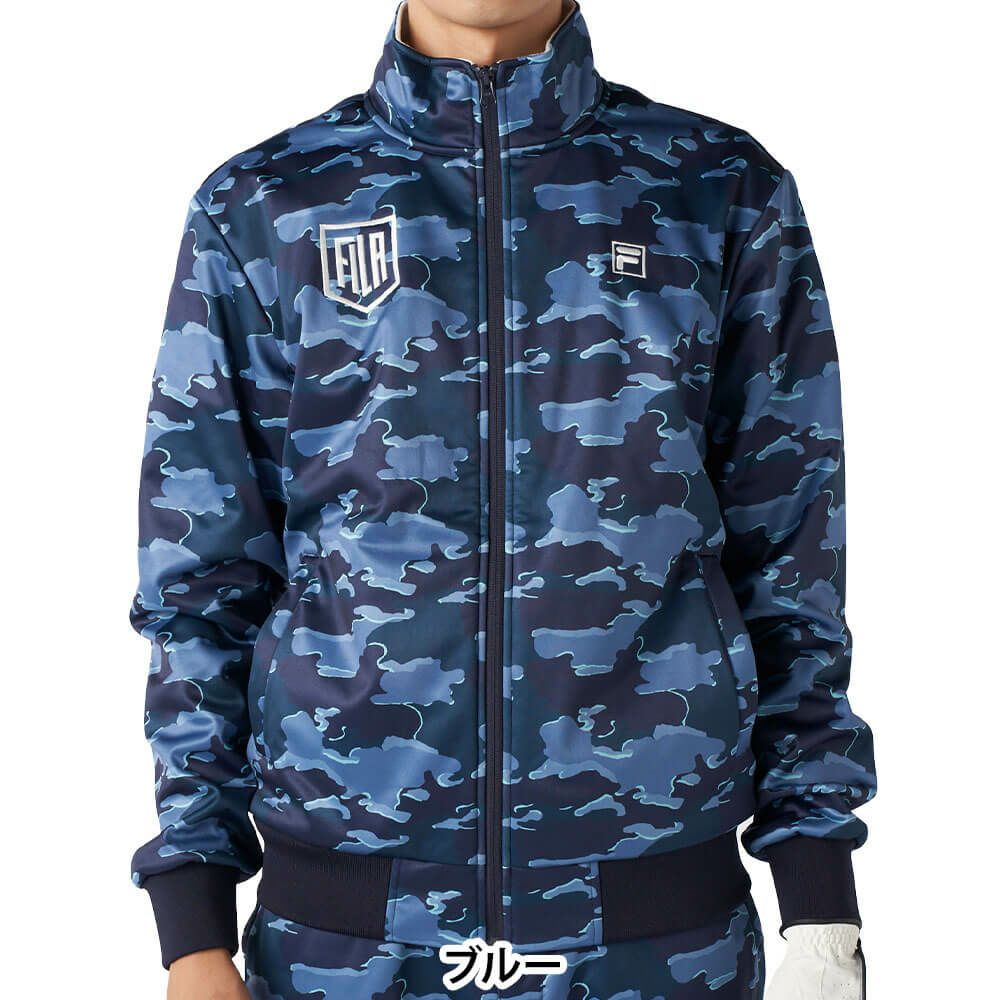 フィラ FILA　メンズ カモフラ柄 長袖 フルジップ ボンディング ブルゾン 785-291Y 詳細5