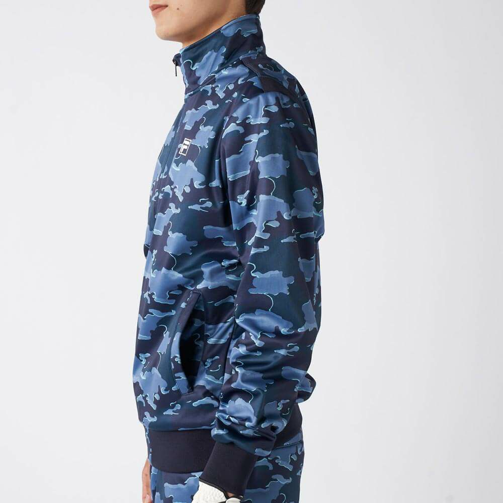 フィラ FILA　メンズ カモフラ柄 長袖 フルジップ ボンディング ブルゾン 785-291Y 詳細7