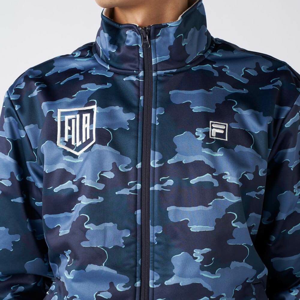 フィラ FILA　メンズ カモフラ柄 長袖 フルジップ ボンディング ブルゾン 785-291Y 詳細8