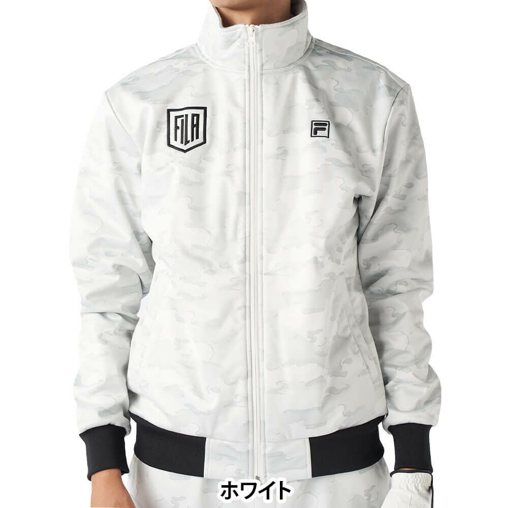 フィラ FILA　メンズ カモフラ柄 長袖 フルジップ ボンディング ブルゾン 785-291Y 詳細10