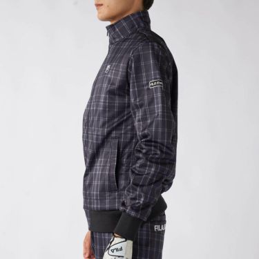 フィラ FILA　メンズ チェック柄 長袖 フルジップ ボンディング ブルゾン 785-292Y 詳細4