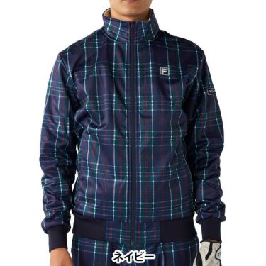 フィラ FILA　メンズ チェック柄 長袖 フルジップ ボンディング ブルゾン 785-292Y 詳細5