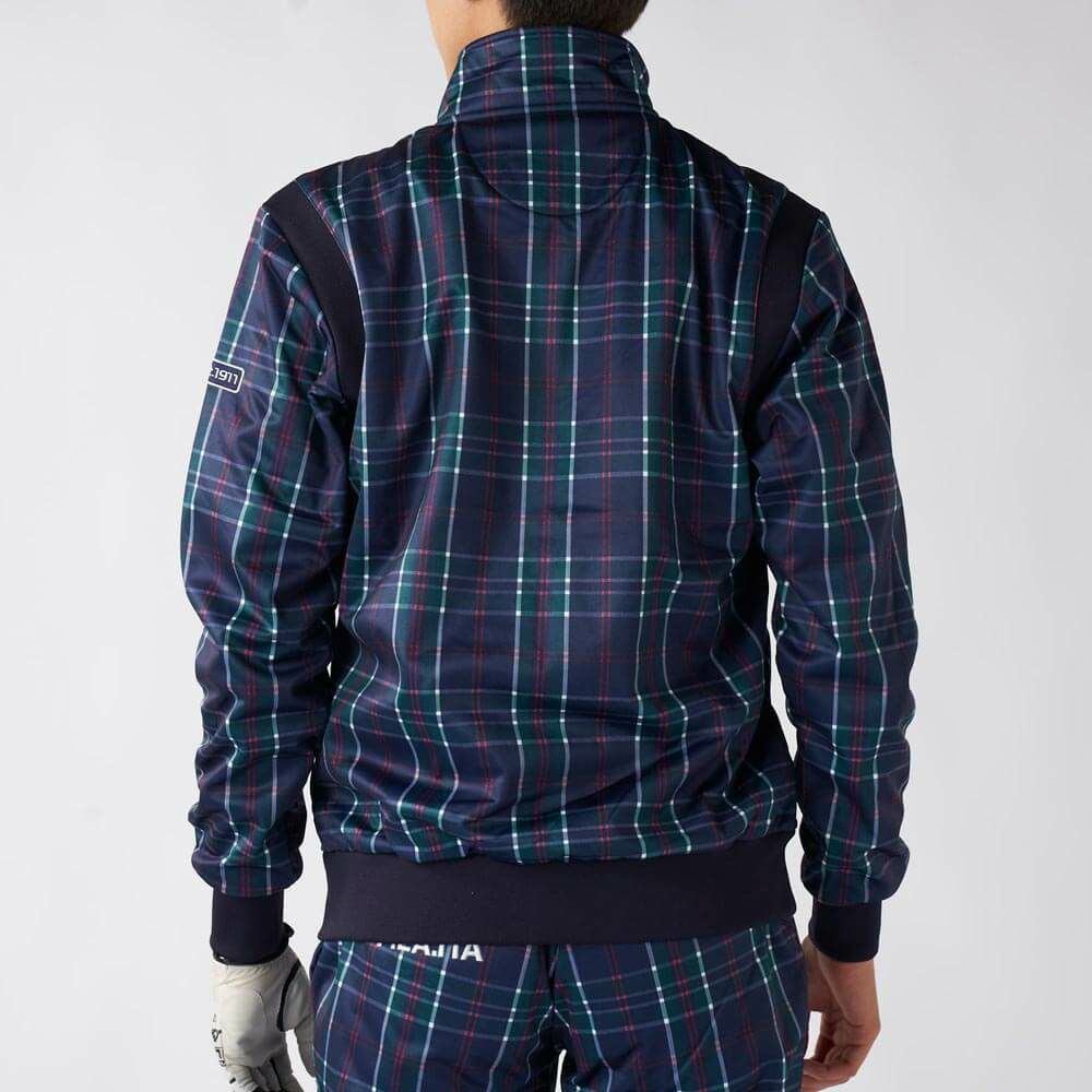 フィラ FILA　メンズ チェック柄 長袖 フルジップ ボンディング ブルゾン 785-292Y 詳細6