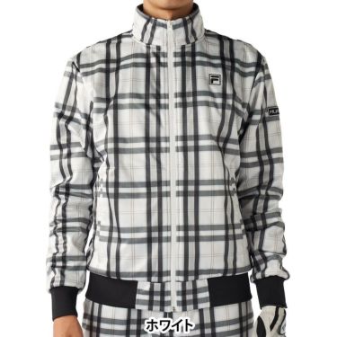 フィラ FILA　メンズ チェック柄 長袖 フルジップ ボンディング ブルゾン 785-292Y 詳細8