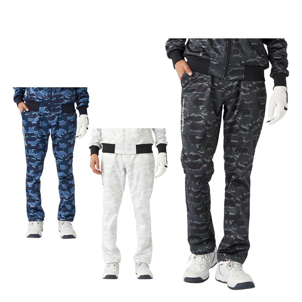 フィラ FILA　メンズ カモフラ柄 ボンディング ロングパンツ 785-391Y