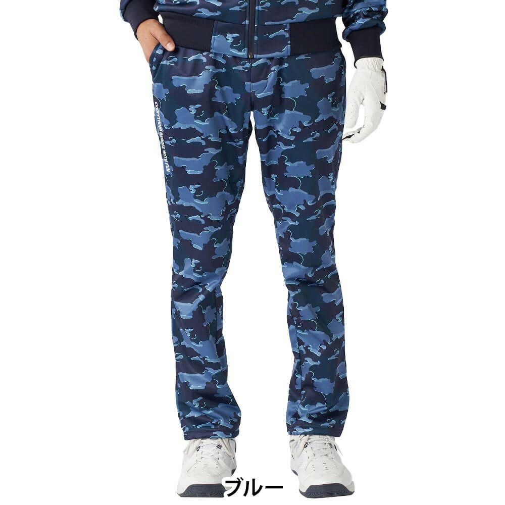 フィラ FILA　メンズ カモフラ柄 ボンディング ロングパンツ 785-391Y 詳細5