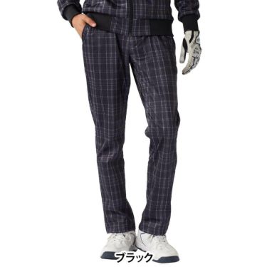 フィラ FILA　メンズ チェック柄 ボンディング ロングパンツ 785-392Y 詳細2