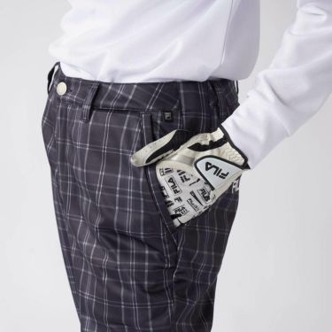 フィラ FILA　メンズ チェック柄 ボンディング ロングパンツ 785-392Y 詳細6