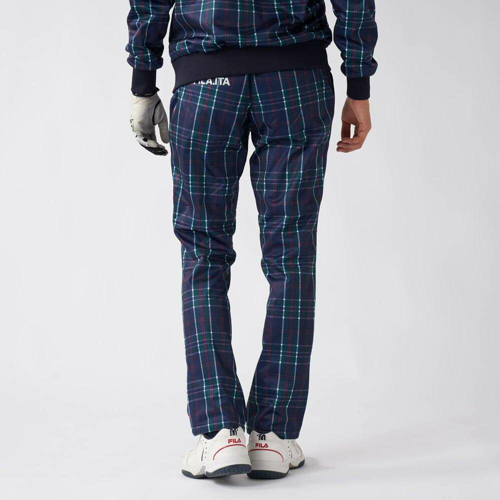フィラ FILA　メンズ チェック柄 ボンディング ロングパンツ 785-392Y 詳細9