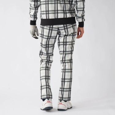 フィラ FILA　メンズ チェック柄 ボンディング ロングパンツ 785-392Y 詳細12