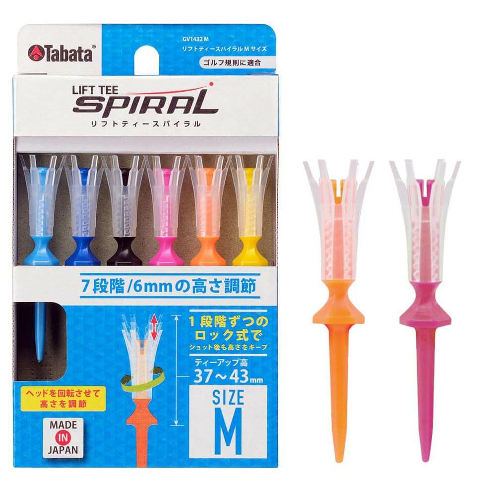 タバタ Tabata　LIFT TEE SPIRAL リフトティー スパイラル Mサイズ GV1432 M A 