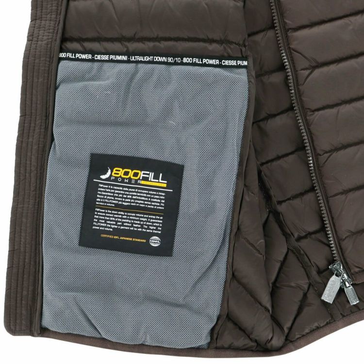 チェッセピューミニ ciesse piumini メンズ ダウン フルジップ ベスト