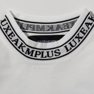 リュクスエイケイエムプラス　メンズ ヘムライン 長袖 モックネック ニット LAK-25011　2025年モデル 詳細1 詳細3