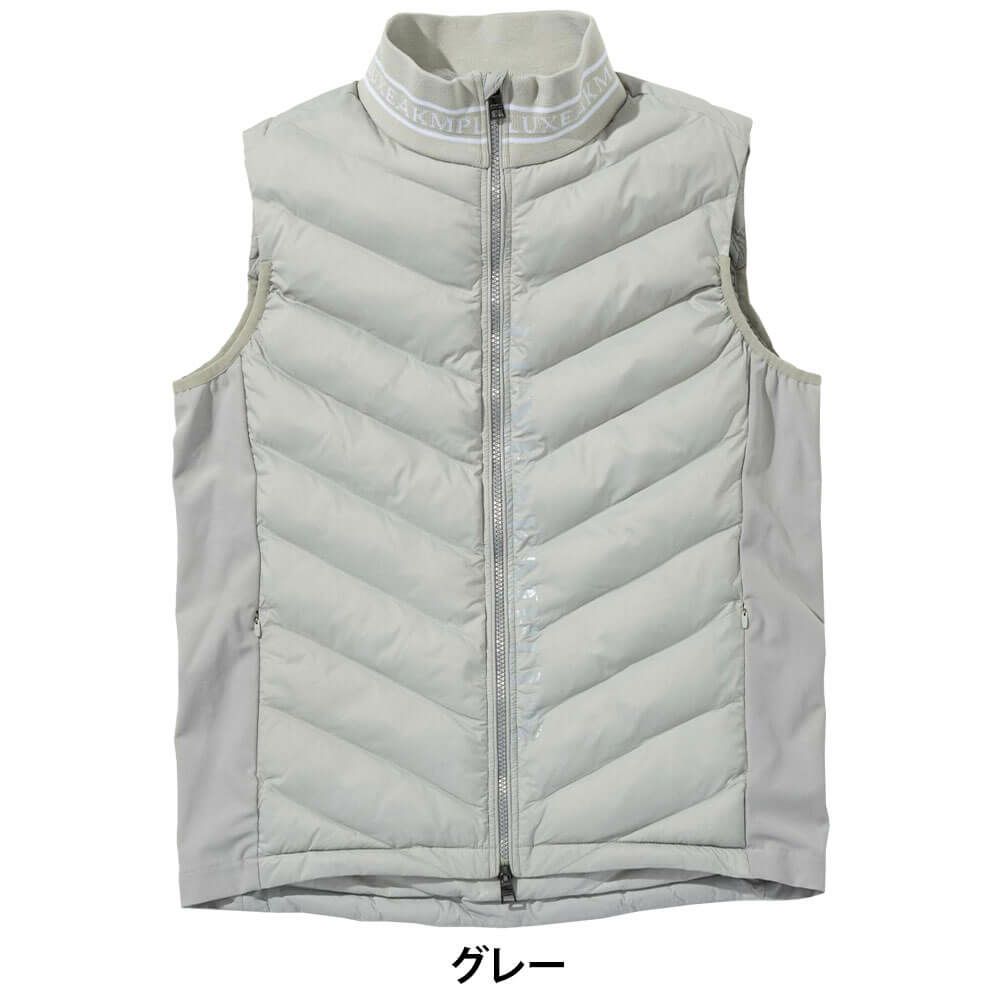 リュクスエイケイエムプラス　メンズ ムーブライト パデッド ジャケット ベスト LAO-25011　2025年モデル 詳細1 詳細2