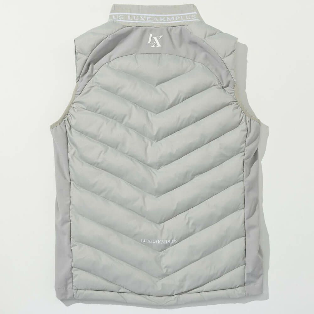 リュクスエイケイエムプラス　メンズ ムーブライト パデッド ジャケット ベスト LAO-25011　2025年モデル 詳細1 詳細3