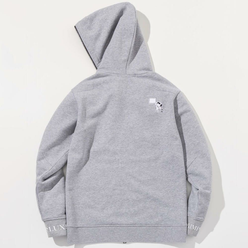 リュクスエイケイエムプラス　メンズ スヌーピー トレーニング 長袖 ジップパーカー LAO-25018　2025年モデル 詳細1 詳細3