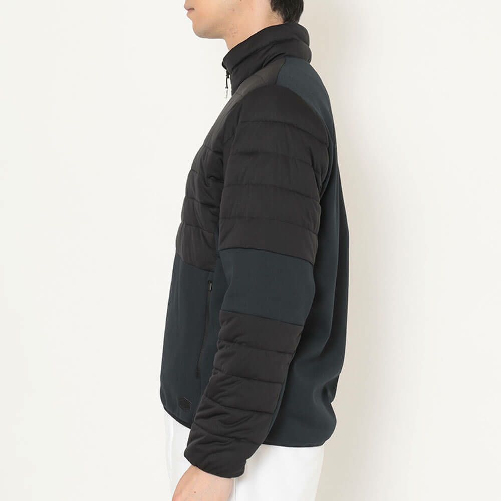 キャロウェイ Callaway　メンズ スターストレッチ 長袖 中綿&裏起毛スムース スウェット ブルゾン C25217106　2025年モデル 詳細1 詳細4