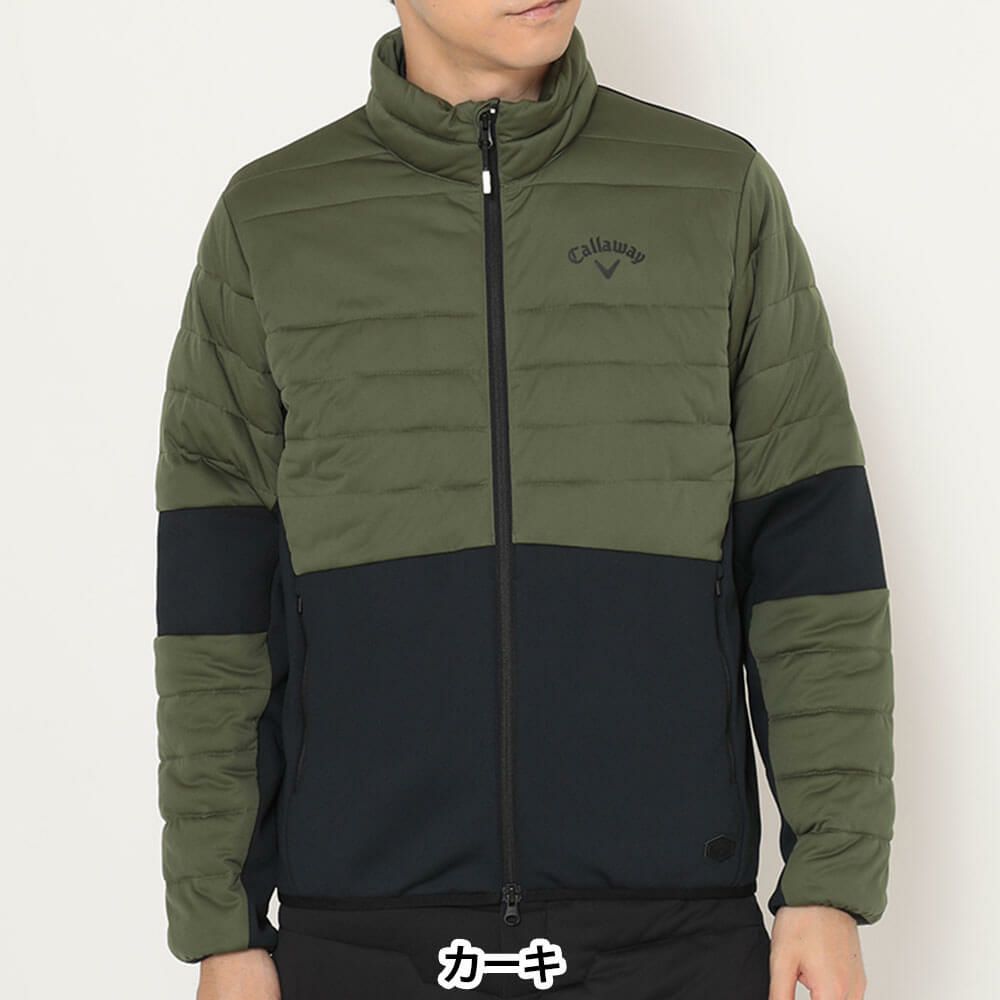 キャロウェイ Callaway　メンズ スターストレッチ 長袖 中綿&裏起毛スムース スウェット ブルゾン C25217106　2025年モデル 詳細1 詳細11