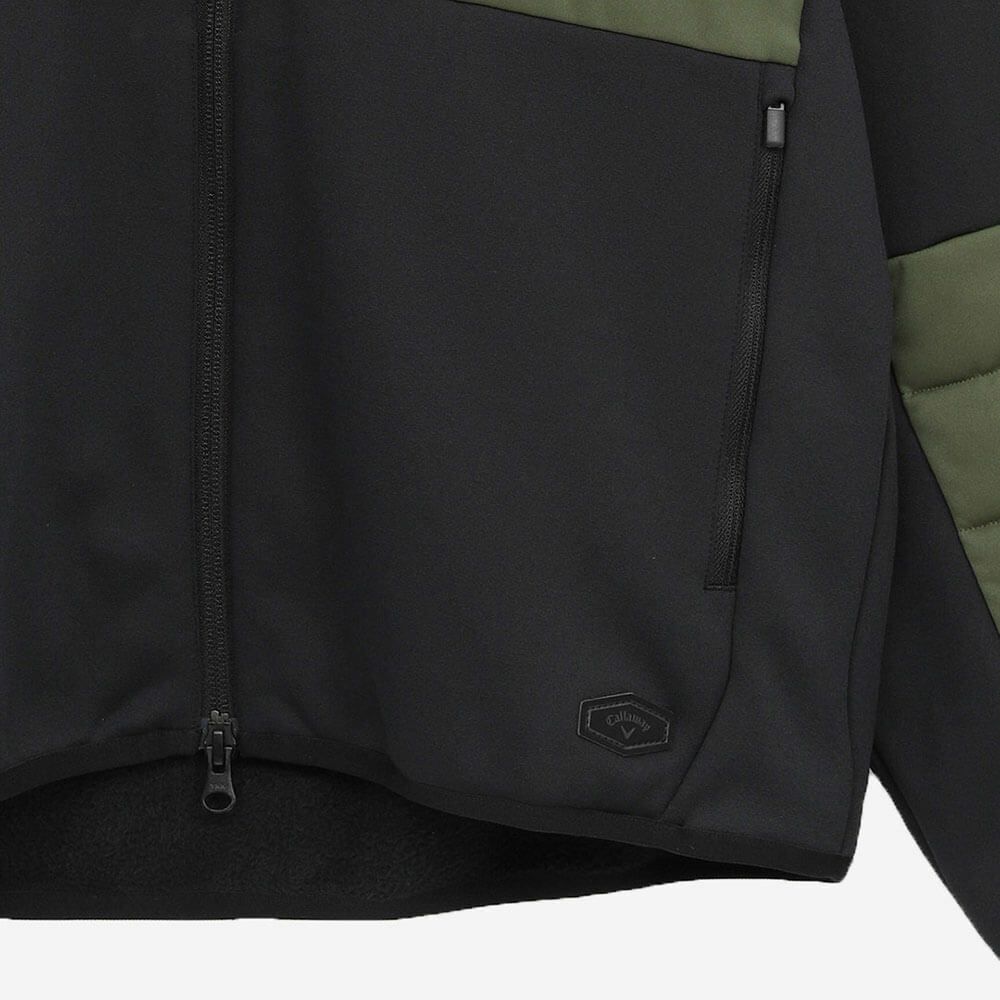 キャロウェイ Callaway　メンズ スターストレッチ 長袖 中綿&裏起毛スムース スウェット ブルゾン C25217106　2025年モデル 詳細1 詳細15