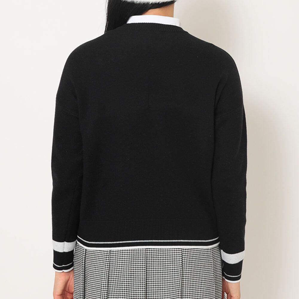 キャロウェイ Callaway　レディース クルーネック 長袖 ラインストーン付き ニット C25218201　2025年モデル 詳細1 詳細3