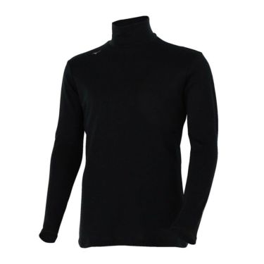 ミズノ MIZUNO　メンズ BIO NEXT バイオネクスト ブレスサーモウール 長袖 ハイネック E2MJC501　2025年モデル ブラック（E2MJC50109）