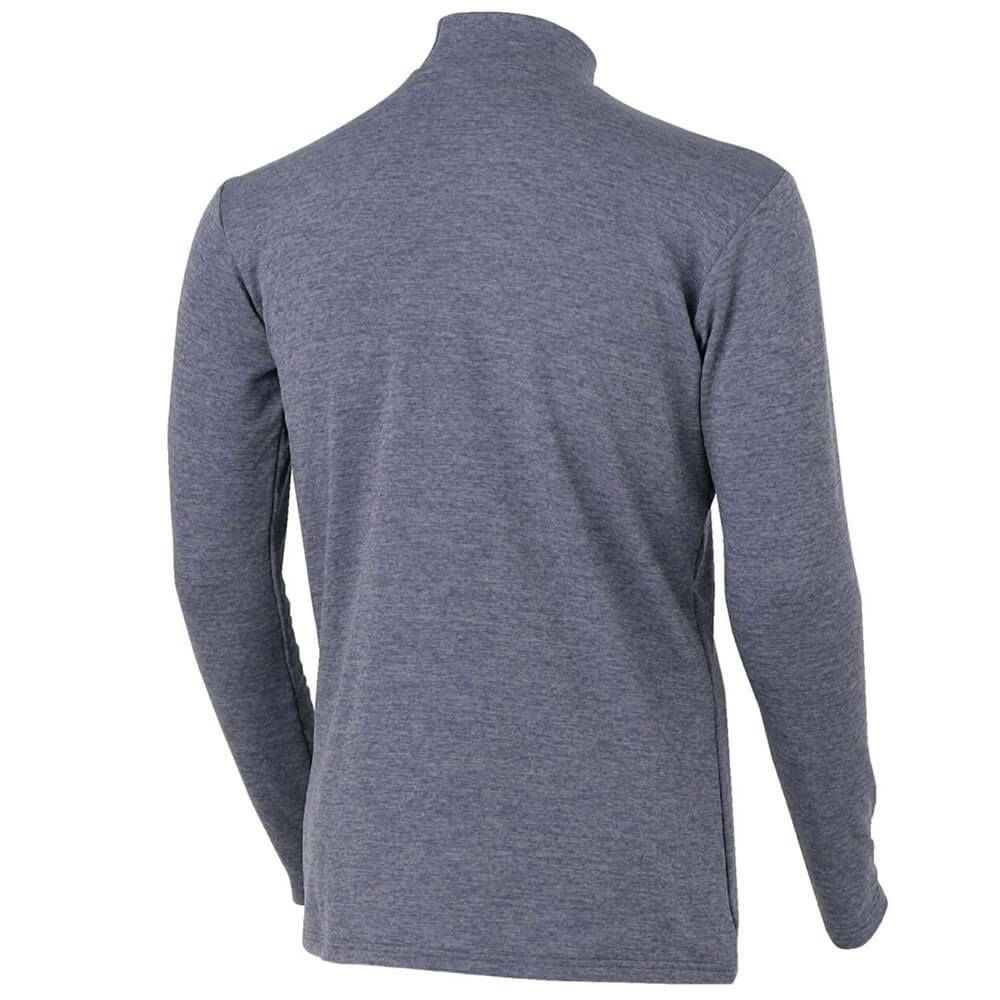 ミズノ MIZUNO　メンズ BIO NEXT バイオネクスト ストレッチフリース 長袖 ハイネック E2MJC502　2025年モデル ブラック杢 詳細2