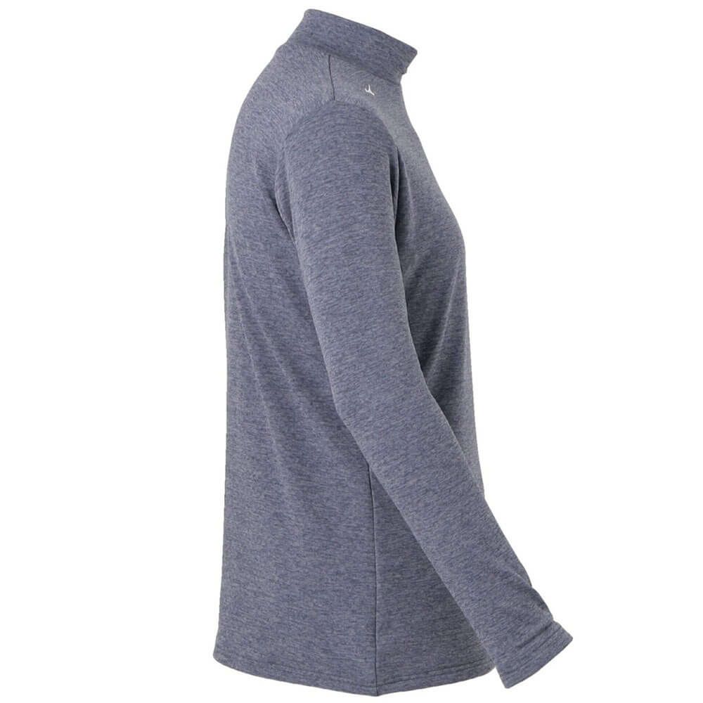 ミズノ MIZUNO　メンズ BIO NEXT バイオネクスト ストレッチフリース 長袖 ハイネック E2MJC502　2025年モデル ブラック杢 詳細3