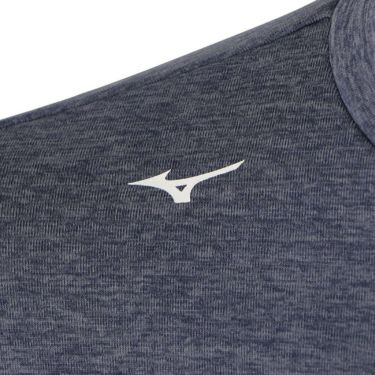 ミズノ MIZUNO　メンズ BIO NEXT バイオネクスト ストレッチフリース 長袖 ハイネック E2MJC502　2025年モデル ブラック杢 詳細5